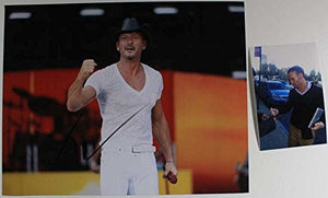 Tim McGraw Signed Autographed Glossy 11x14 Photo - COA Matching Holograms