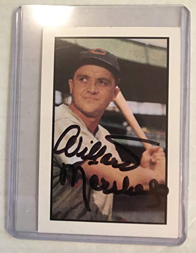 Willard Marshall (d. 2000) Signed Autographed 1983 Bowman Baseball Card - Cincinnati Reds