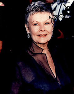 Judi Dench Signed Autographed Glossy 8x10 Photo - COA Matching Holograms