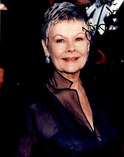 Judi Dench Signed Autographed Glossy 8x10 Photo - COA Matching Holograms