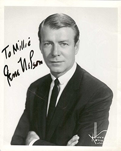 Gene Nelson (d. 1996) Signed Autographed Vintage Glossy 8x10 Photo 