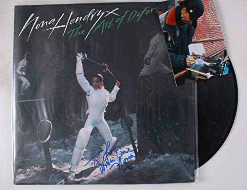 Nona Hendryx Signed Autographed 'The Art of Defense' Record Album - COA Matching Holograms