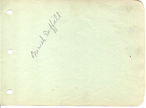 Marshall Duffield (d. 1990) Signed Autographed Vintage 1930's Autograph Page