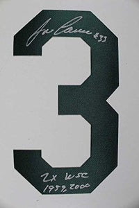 Jose Canseco Signed Autographed "2x WSC 1989, 2000" Oakland A's Jersey Number - COA Matching Holograms