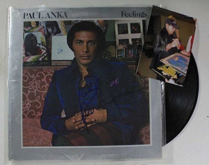 Paul Anka Signed Autographed "Feelings" Record Album - COA Matching Holograms