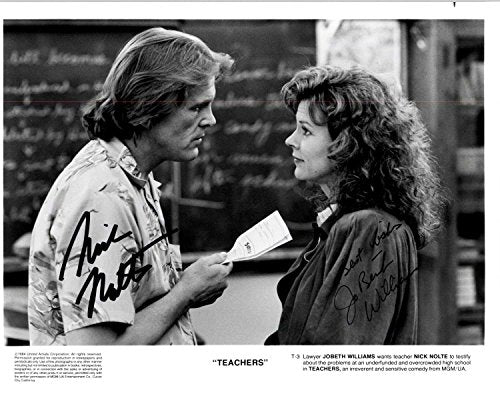 Nick Nolte & JoBeth Williams Signed Autographed 