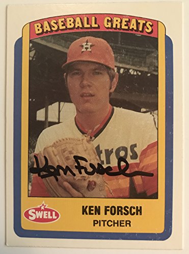 Ken Forsch Signed Autographed 1990 Swell Greats Baseball Card - Houston Astros
