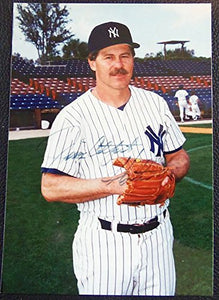 Jim 'Catfish' Hunter (d. 1999) Signed Autographed Glossy 3.5x5 Photo (New York Yankees) - COA Matching Holograms