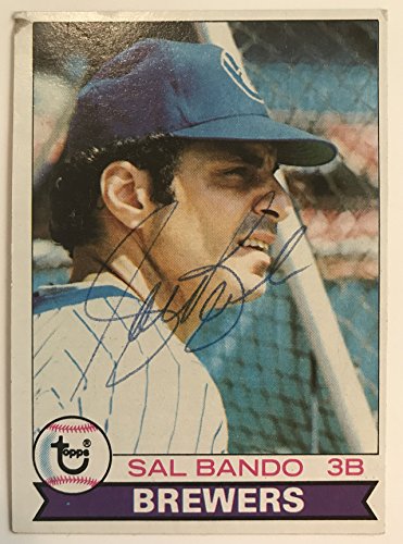 Sal Bando Signed Autographed 1979 Topps Baseball Card - Milwaukee Brewers