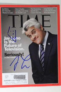 Jay Leno Signed Autographed Complete "Time" Magazine - COA Matching Holograms