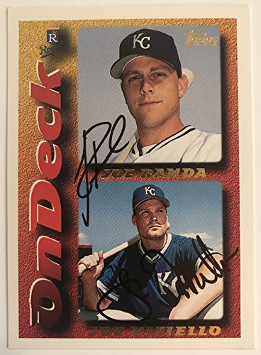 Joe Randa & Joe Vitiello Signed Autographed 1995 Topps On Deck Baseball Card - Kansas City Royals
