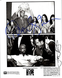 Damon Wayans & Jon Lovitz Signed Autographed "The Great White Hype" Glossy 8x10 Photo - COA Matching Holograms