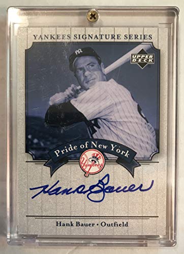 Hank Bauer (d. 2007) Signed Autographed 2003 Yankees Signature Series Auto Baseball Card - New York Yankees