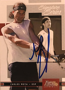 Carlos Moya Signed Autographed 2005 Ace Authentics Signature Series Tennis Card - COA Matching Holograms