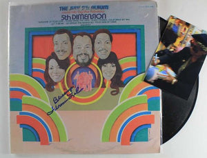 Florence LaRue Signed Autographed "The Fifth Dimension" Record Album - COA Matching Holograms