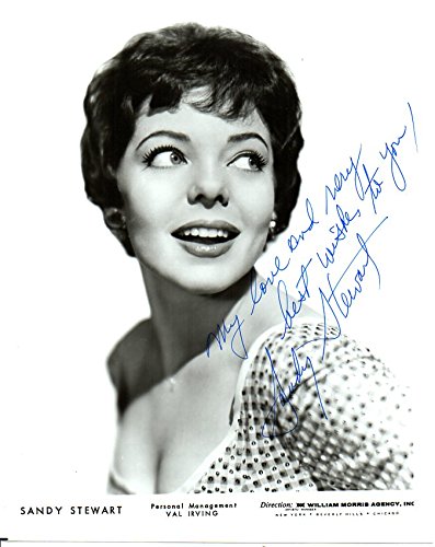 Sandy Stewart Signed Autographed Vintage Glossy 8x10 Photo - COA Matching Holograms