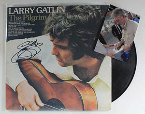 Larry Gatlin Signed Autographed "The Pilgrim" Record Album - COA Matching Holograms