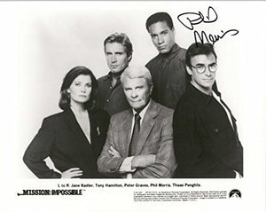 Phil Morris Signed Autographed "Mission Impossible" Glossy 8x10 Photo - COA Matching Holograms