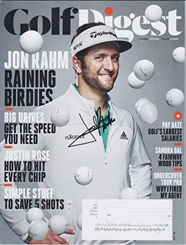 Jon Rahm Signed Autographed Complete 'Golf Digest' Magazine - COA Matching Holograms