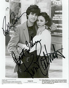 Kim Cattrall & Robby Benson Signed Autographed "Tribute" Glossy 8x10 Photo - COA Matching Holograms