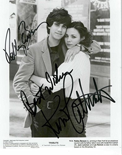 Kim Cattrall & Robby Benson Signed Autographed 