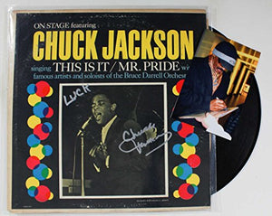 Chuck Jackson Signed Autographed "On Stage" Record Album - COA Matching Holograms