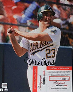 Mike Aldrete Signed Autographed 8x10 Photo - Oakland A's