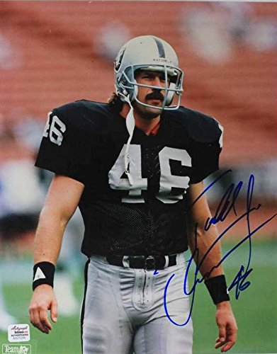 Todd Christensen (d. 2013) Signed Autographed Glossy 8x10 Photo - Oakland Raiders