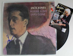 Jack Jones Autographed "Where Love Has Gone" Record Album - COA Matching Holograms