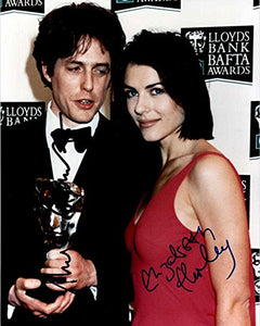 Hugh Grant & Elizabeth Hurley Signed Autographed Glossy 8x10 Photo - COA Matching Holograms