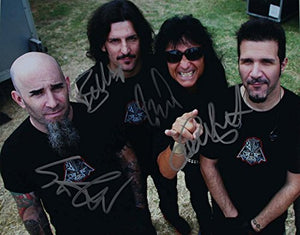 "Anthrax" Band Signed Autographed Glossy 11x14 Photo - COA Matching Holograms