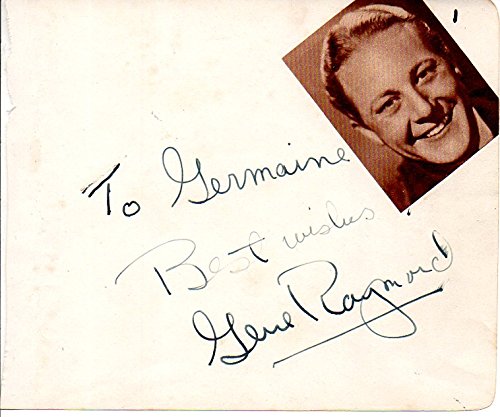 Gene Raymond (d. 1998) Signed Autographed Vintage Autograph Album Page