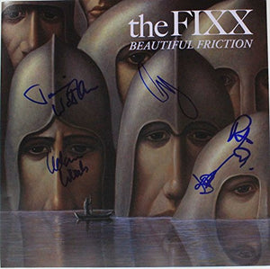 The Fixx Band Signed Autographed "Beautiful Friction" 12x12 Promo Photo - COA Matching Holograms