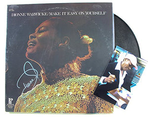 Dionne Warwick Signed Autographed "Make it Easy on Yourself" Record Album - COA Matching Holograms