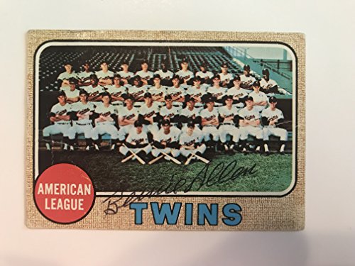 Bernie Allen Signed Autographed 1968 Topps Team Baseball Card - Minnesota Twins