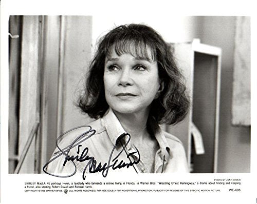 Shirley MacLaine Signed Autographed 