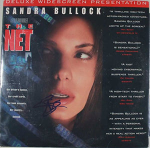 Sandra Bullock Signed Autographed "The Net" Laser Disc - COA Matching Holograms