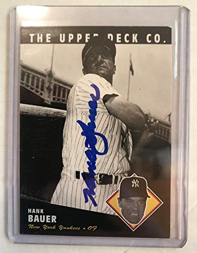 Hank Bauer (d. 2007) Signed Autographed 1994 Upper Deck Co. Baseball Card - New York Yankees