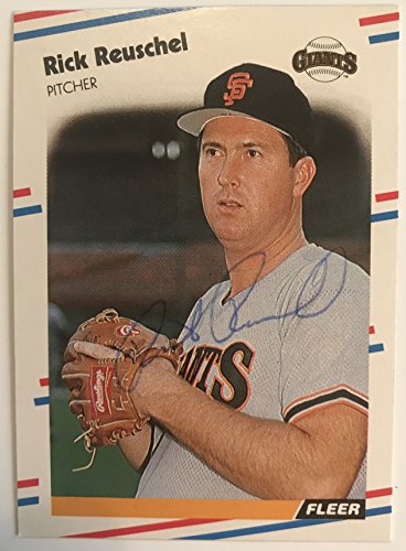 Rick Reuschel Signed Autographed 1988 Fleer Baseball Card - San Francisco Giants