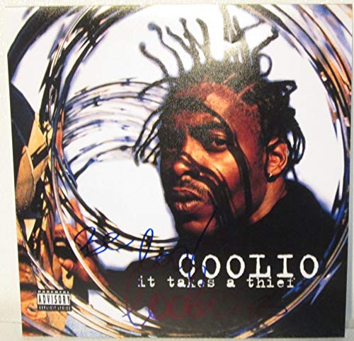 Coolio Signed Autographed 'It Takes a Thief' 12x12 Promo Photo - COA Matching Holograms