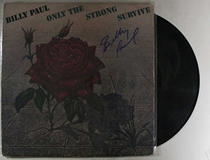 Billy Paul (d. 2016) Signed Autographed "Only the Strong Survive" Record Album - COA Matching Holograms