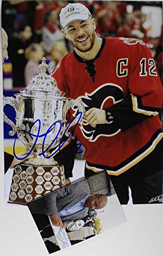 Jarome Iginla Signed Autographed 11x14 Photo Calgary Flames - COA Matching Holograms
