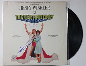 Henry Winkler Signed Autographed "The One and Only" Soundtrack Record Album - COA Matching Holograms