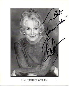 Gretchen Wyler (d. 2007) Signed Autographed "To Bob" Glossy 8x10 Photo - COA Matching Holograms