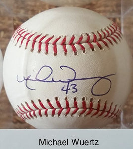 Michael Wuertz Signed Autographed Official Major League (OML) Baseball - COA Matching Holograms