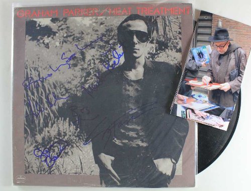 Graham Parker & The Rumour Band Signed Autographed 