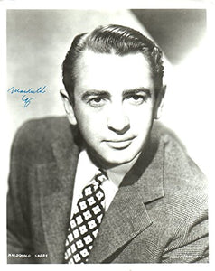 Macdonald Carey (d. 1994) Signed Autographed Vintage Glossy 8x10 Photo - COA Matching Holograms