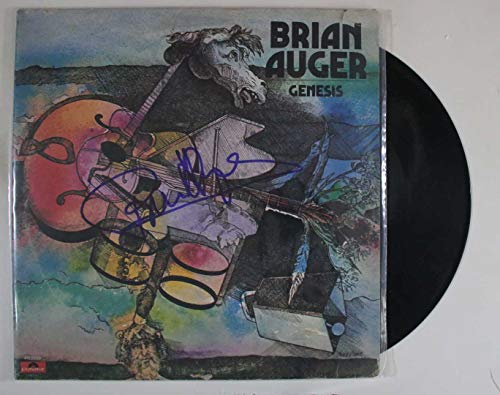 Brian Auger Signed Autographed 'Genesis' Record Album - COA Matching Holograms