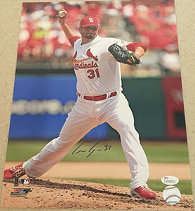 Lance Lynn Signed Autographed Glossy 11x14 Photo (JSA COA) - St. Louis Cardinals