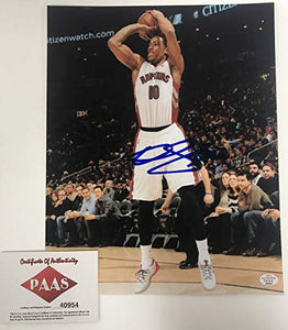 DeMar DeRozan Signed Autographed Glossy 8x10 Photo Toronto Raptors - COA Matching Holograms